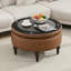 Repose-pieds de rangement rembourré en lin Ellersick-1246906376