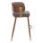 Brew Barstool Brown & Walnut