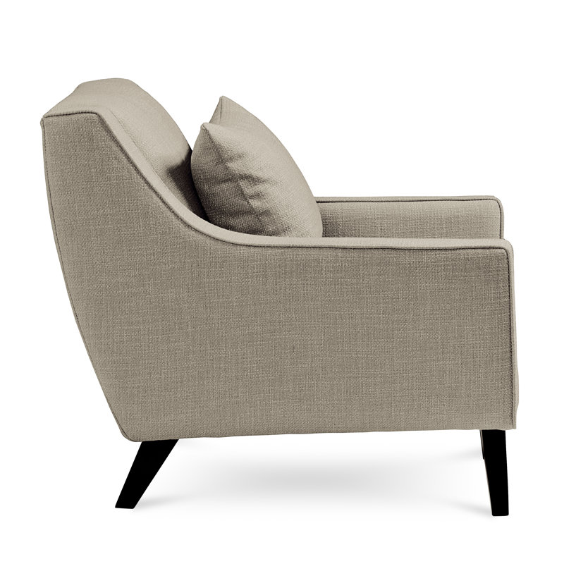 Fauteuil l 33 po Gros, Chenille en acier Napa