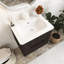 Meuble-lavabo simple mural 24 po avec comptoir en céramique 24 po-1301575260