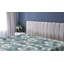 Ambesonne Chamomile Fitted Sheet Daisy Flowers Vintage Art Cadet Blue White Coral-106698114