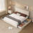 4 Drawers Storage Upholstered Bed-1245905334-1245905226