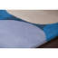 Tapis d'intérieur moderne en laine touffeté à la main mauve, bleu et crème Cloral-909226945