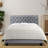 Winston Porter Fabric Upholstered Bed Frame with Adjustable Headboard-1021784452-1037224320
