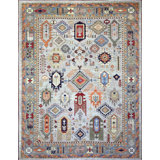 Transitional One-of-a-Kind Rectangle 9'3" X 11'10" Hand Knotted Area Rug