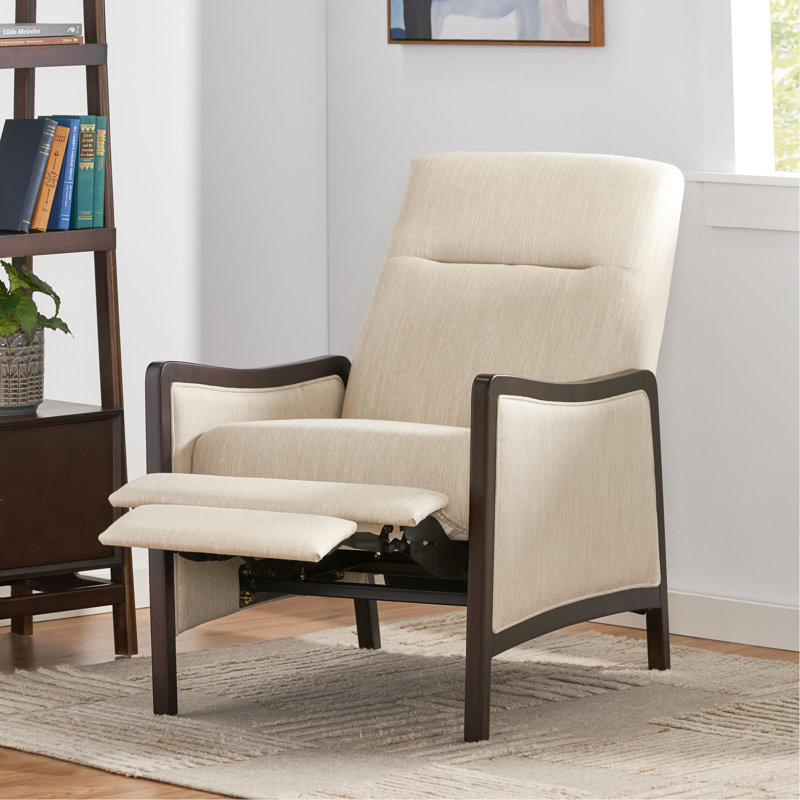 Canapé inclinable en tissu Mid-Century, Beige