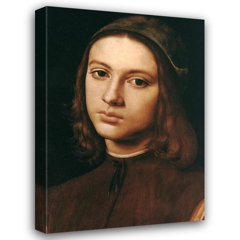 Portrait d'un jeune homme (détail), H 48 po x l 33 po