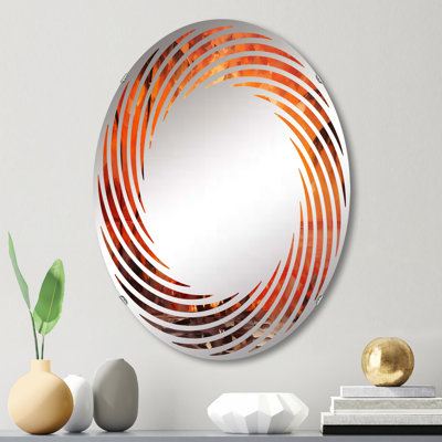 Dance Salsa In Sunset I - Miroir mural en spirale - MIR110589-Ovale