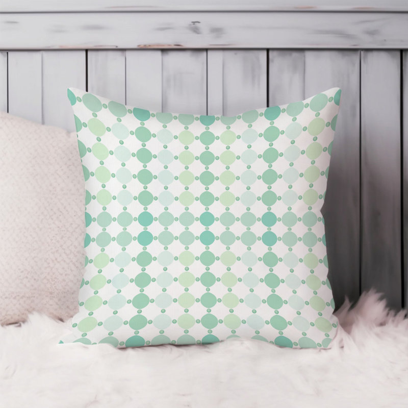 Abstract Mint Patterns Modern, 20"H x 20"W