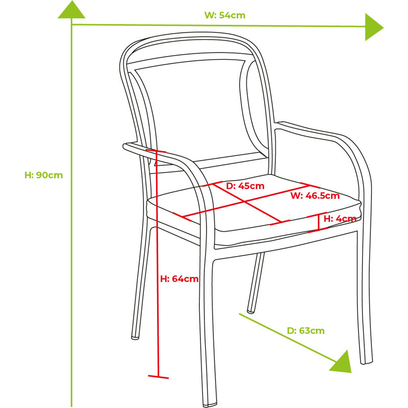 Berkeley 2 Seater Bistro Set with Cushions