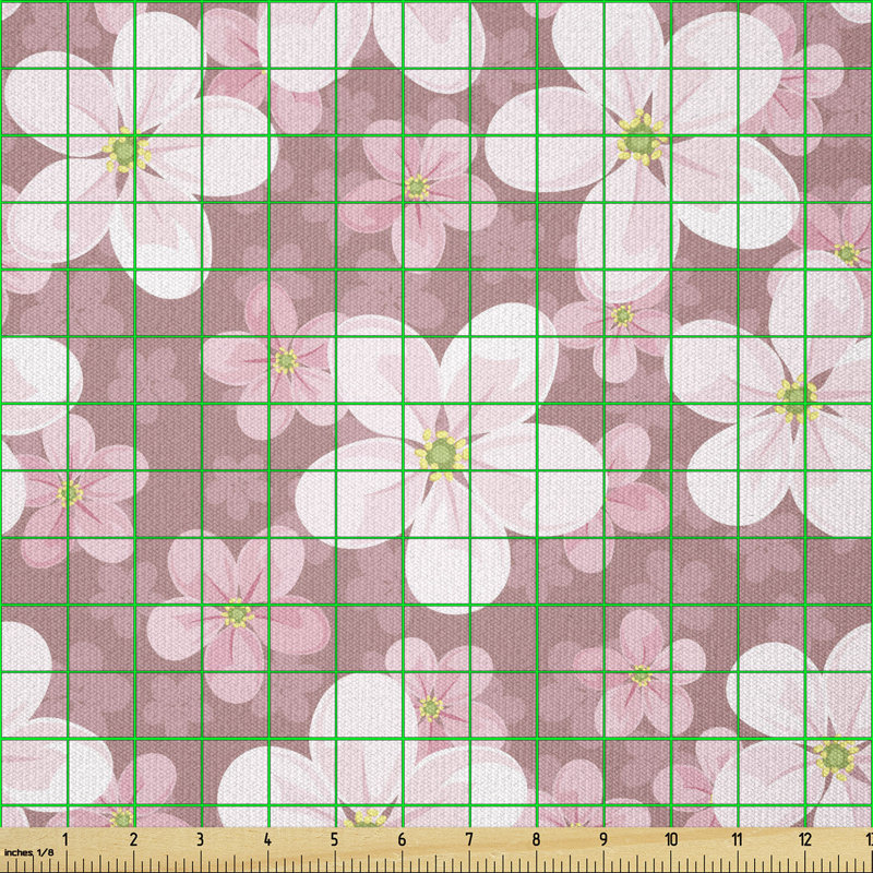 Deelilah Cherry Blossoms Petal Plant Cartoon Multi-Purpose Fabric