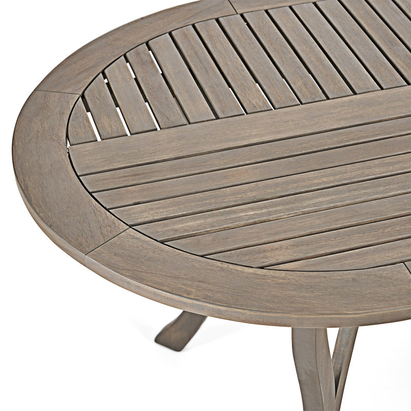 Table de salle à manger d'extérieur en bois