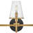 Marten 3-Light Two-Tone Bath Vanity Fixture