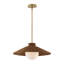 Luminaire suspendu en rotin 19,5 po Bunita