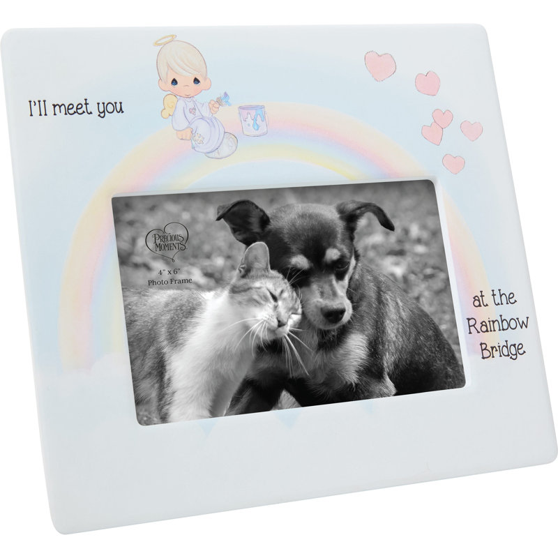 Cadre photo Precious Moments Meet You at the Rainbow Bridge
