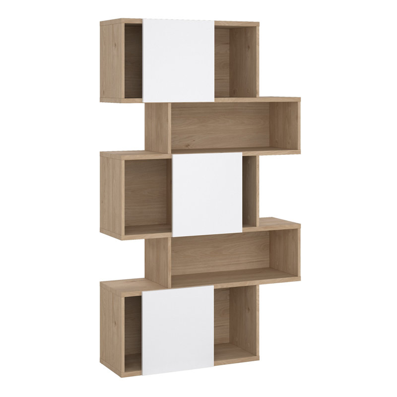 Adelmis Standard Bookcase, Concrete, 166cm H x 95.5cm W x 31.5cm D
