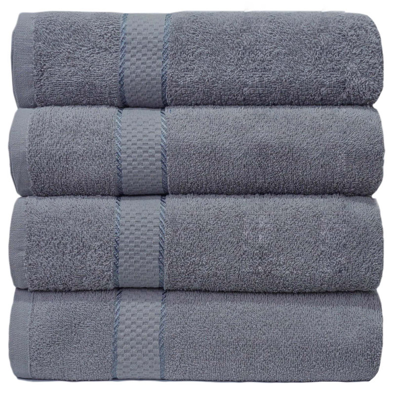 100% Cotton Bath Sheet, Silver