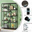 Geometric Design Display Shelf,Spacious Bookcase,Freestanding Bookshelf-443054110