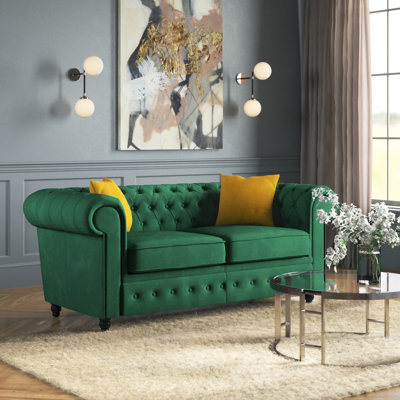 Frances 3 Seater Chesterfield Sofa Velvet