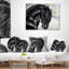 Cheval frison - coussin à imprimé animal-29516436-29516440