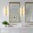 LED Dimmable Wall sconces with Water Corrugated Glass Wall Lamp-779021928-778694253