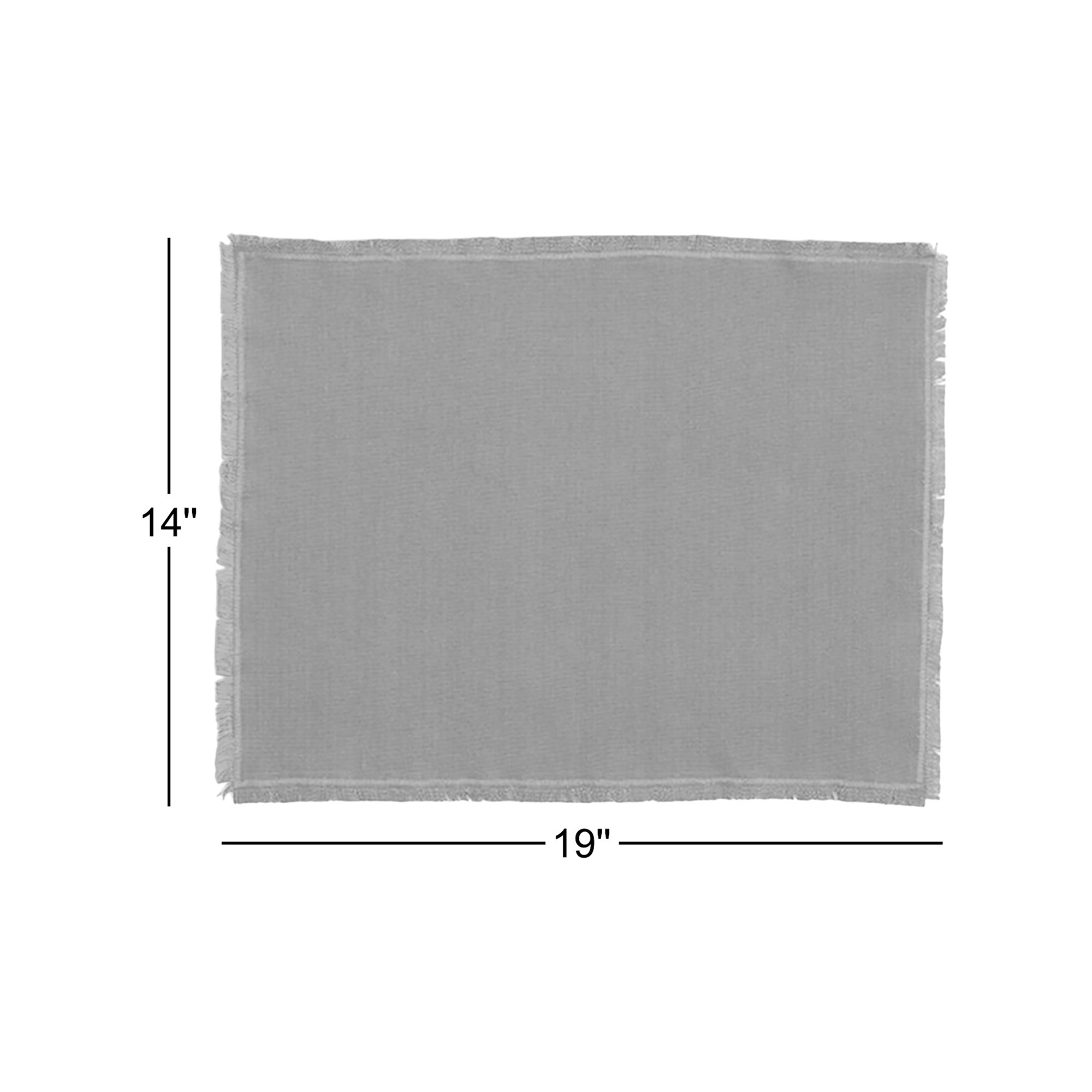 Essential Cotton Placemat - Set Of 4, Mustard