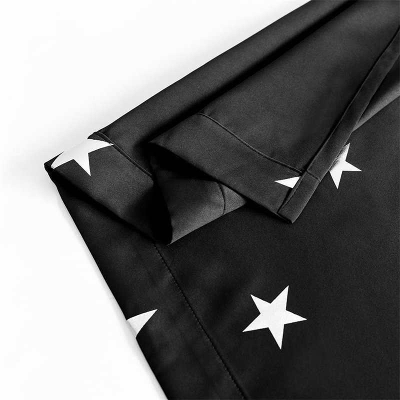 Paire de rideaux occultant et isolant en microfibre, Noir, L 52 po x L 95 po