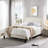 Ariele Modern Tufted Upholstered Platform Bed-578387266