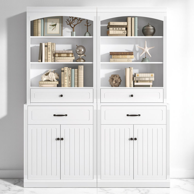 Armoire de rangement 2 tiroirs Lancaster (ensemble de 2)