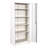Container Furniture Direct Ironclad 71" Metal Storage Cabinet With Locking Doors And 4 Adjustable Shelves, Heavy-Duty Steel Cabinet For Garage, Laundry, Office-1946537545