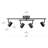 26'' 4 -Light Fixed Track Track Kit with Dimmable and Adjustable Head