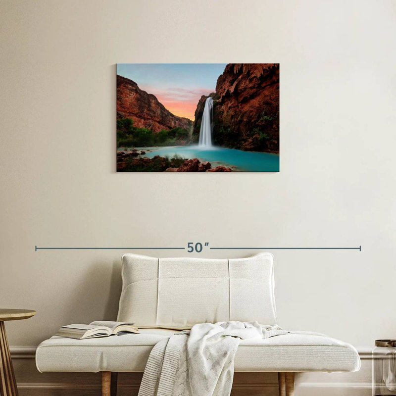 Alvord Havasu Waterfalls, 20" H x 30" W