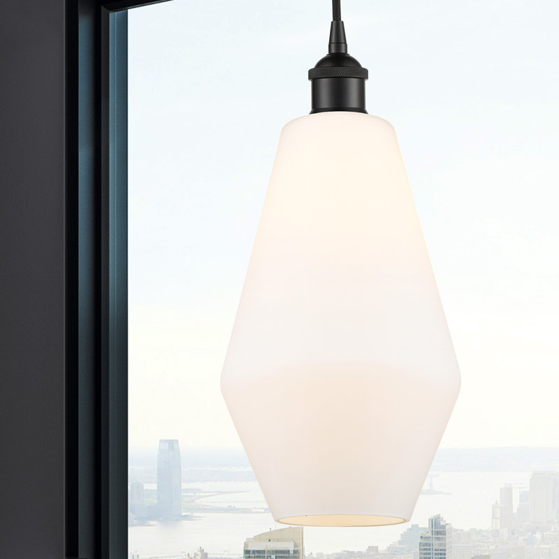 Gabbie 1 - Light Pendant, Matte White, Matte Black