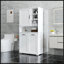 Armoire de buanderie avec portes et tablette