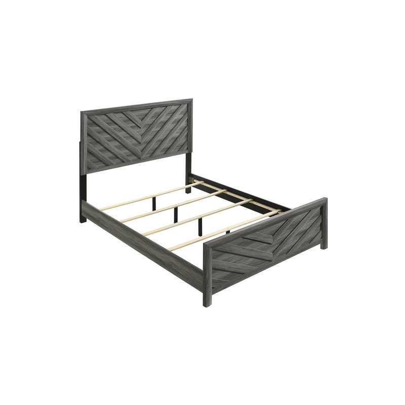 Lit de style moderne en bois, Grand