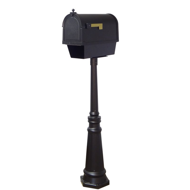 Boîte aux lettres verrouillable avec poteau Berkshire, H 57 po x l 10 po x P 20 po