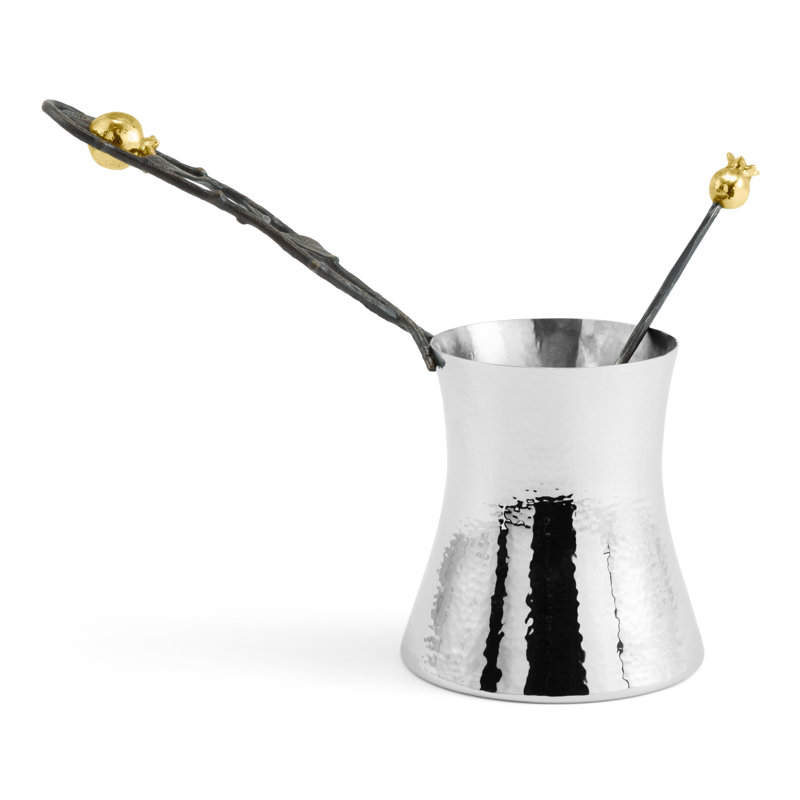 Pomegranate Coffee Pot with Spoon