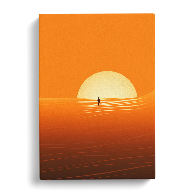 Surfing Minimalism - Wrapped Canvas, 76cm H x 50cm W x 3cm D