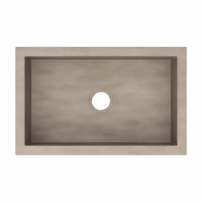 Évier de cuisine en béton Pacifica NativeStone® L 30 po x l 19 po, Terre