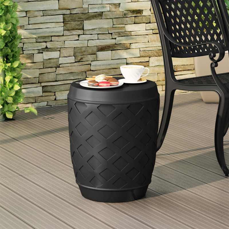 Table d'appoint Admiral, Noir mat