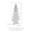 Arbre en bois blanc 24 x 12 x 2 All is Calm