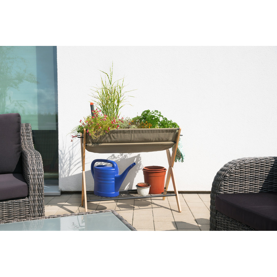 75cm x 50cm Wood Raised Flower Bed