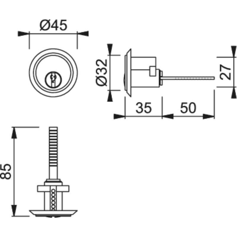 Amarildo Cyl Rim Cylinder