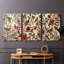 Ensemble de toiles tendues avec châssis de la meilleure collection de la collection Homure de William Morris de Morris Morris - Prêt à être accroché-407034974