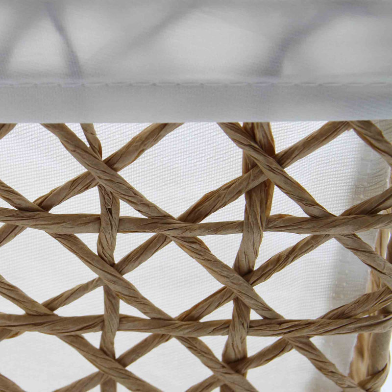 Ensemble de paniers de rangement 4 pièces, Beige
