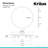 CapPro Removable Grid Kitchen Sink Drain