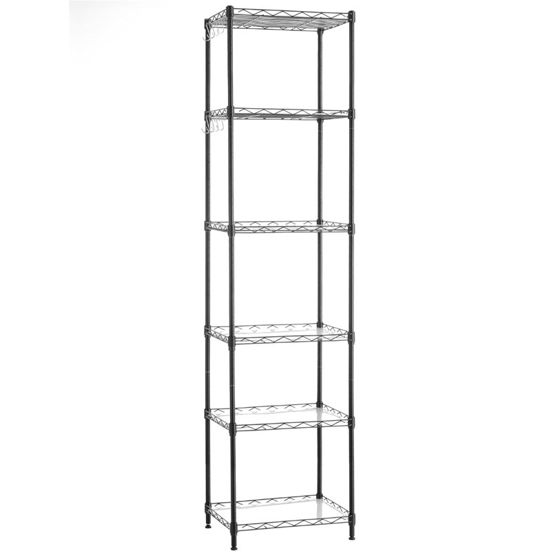 40cm W Metal Height -Adjustable Shelving Unit