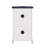 Rasema Farmhouse End Table with Charging Station, Wood Nightstand with Adjustable Shelf, Built-In Outlets-437041833