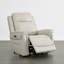 Fauteuil inclinable électrique en cuir véritable avec appui-tête réglable-1324257804
