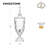 Crystal Glass Beverage Dispenser 169 Oz.